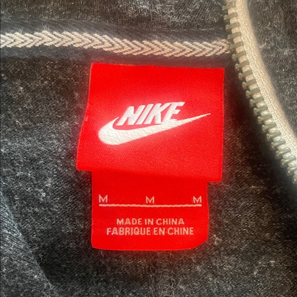 Nike Women's Charcoal Zip-Up Jacket - Picture 5 of 6